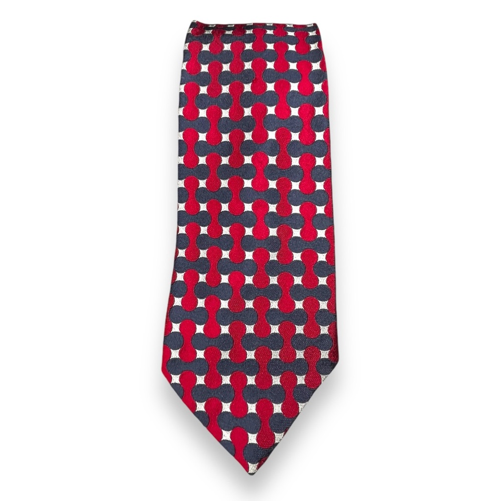 Saint Laurie men’s woven silk tie